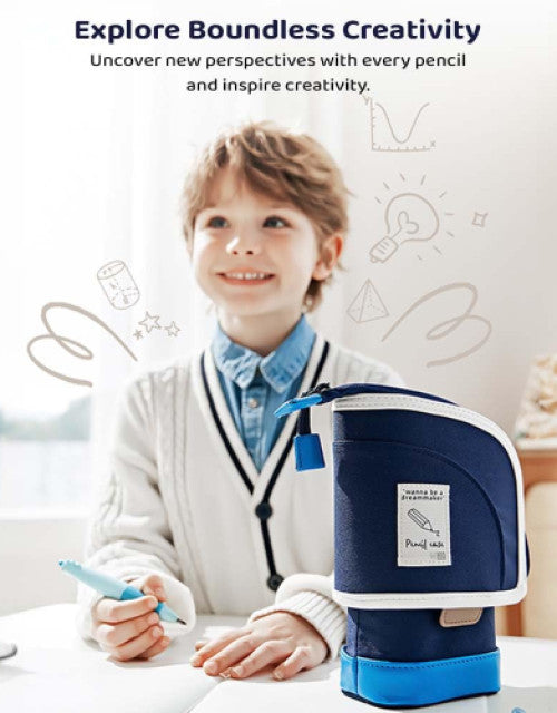 Kids Multi-Purpose Pencil Case for Boys and Girls