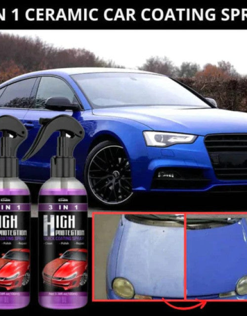 3 in 1 Car Shine/Scratch Spray ( Pack Of 2 )